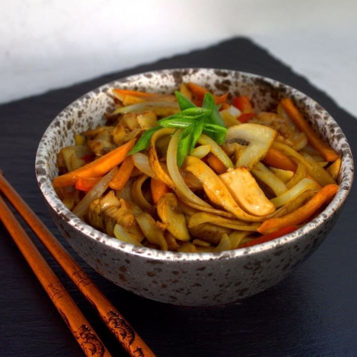 Удон с курицей