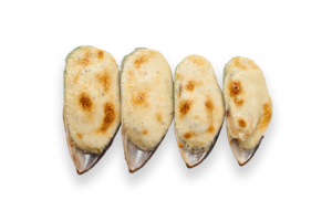 Мидии с соусом Дор-блю