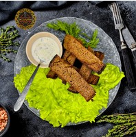 Гренки в чесночном соусе