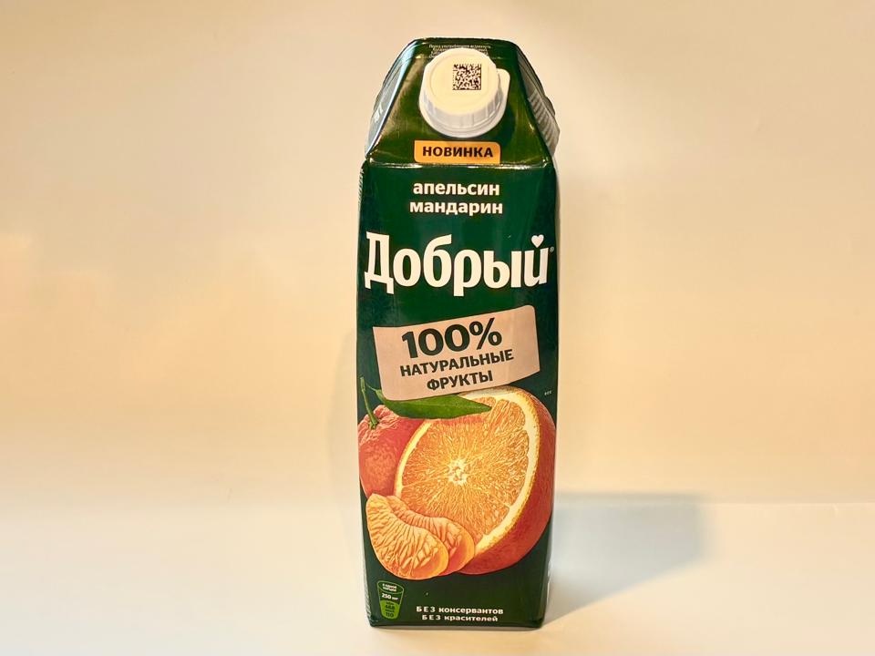 Сок апельсиновый Добрый