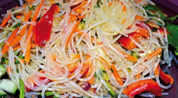 Фунчоза с овощами