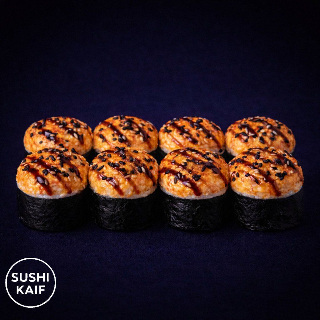 Запеченный с креветкой