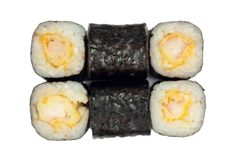 Мини ролл с креветками