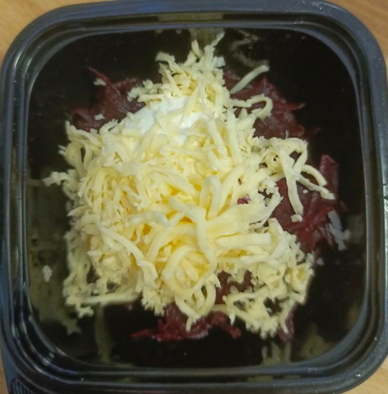 Салат из свеклы с сыром