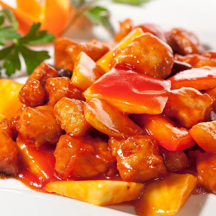 Мясо с Ананасами по-китайски