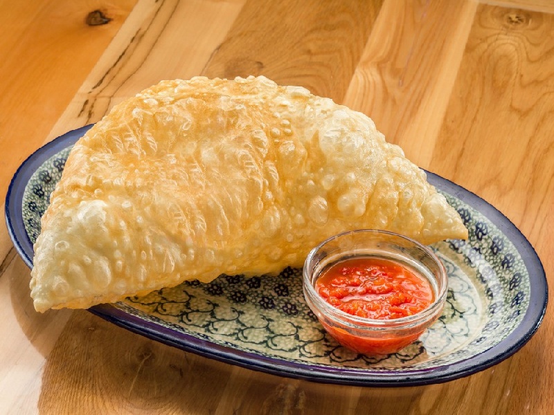 Чебурек Хрущёвский с курицей 35см