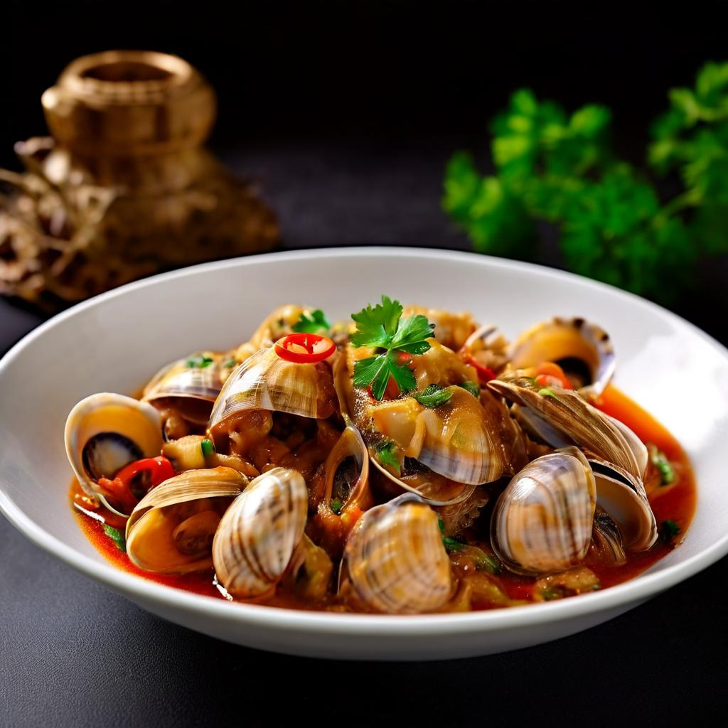 Вонголе в соусе том-ям(10-14 шт/210гр)