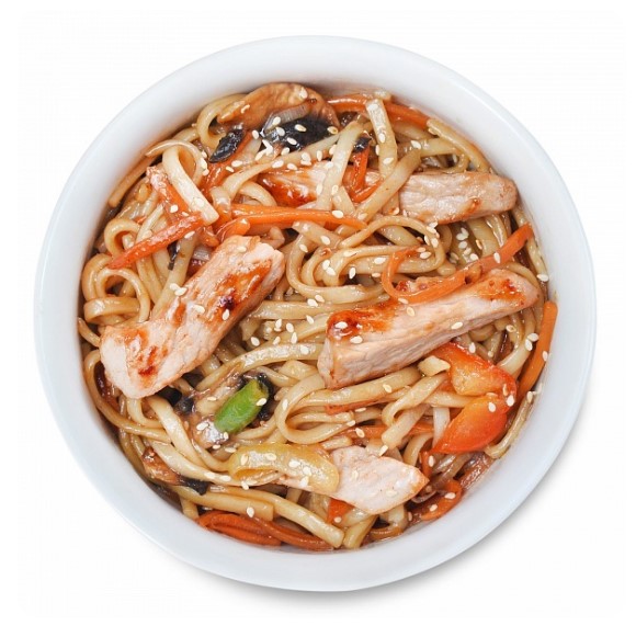 Свинина в соусе терияки+удон