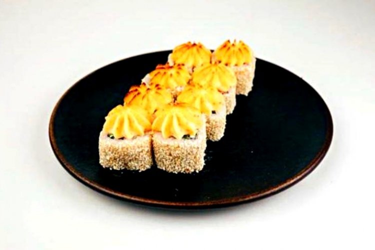 Калифорния кунжут с крабом