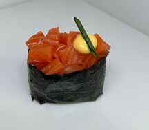 Дункан с лососем сырный