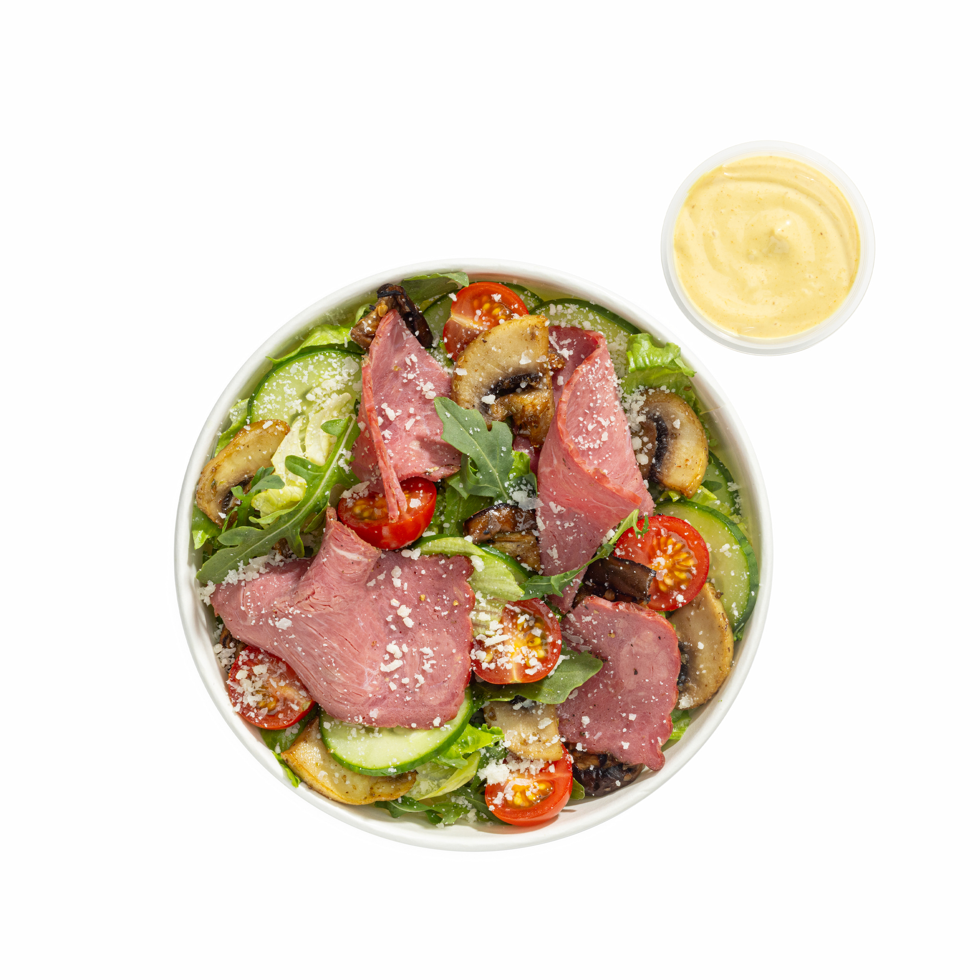 Салат с пастрами из говядины