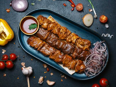 Ассорти из трех шампуров