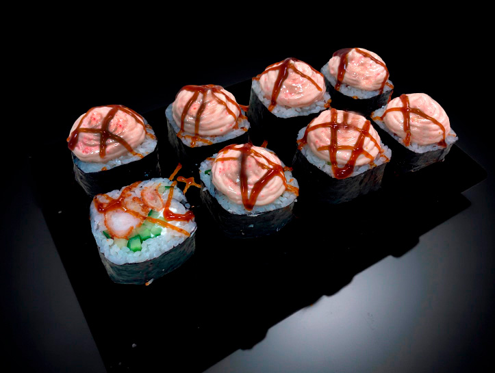 Макси-ролл с креветкой