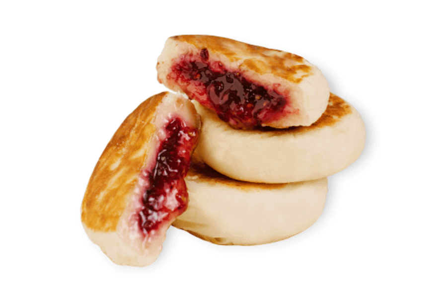 Сырники с вишней макси