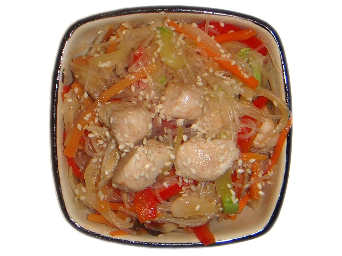 Фунчоза с индейкой
