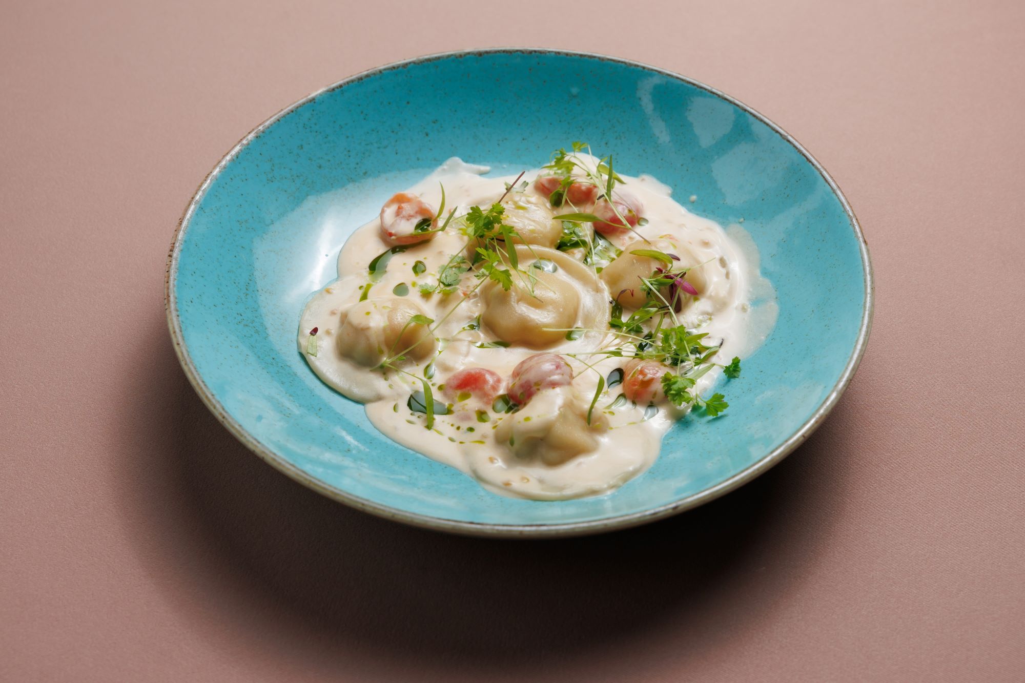 Равиоли с креветкой