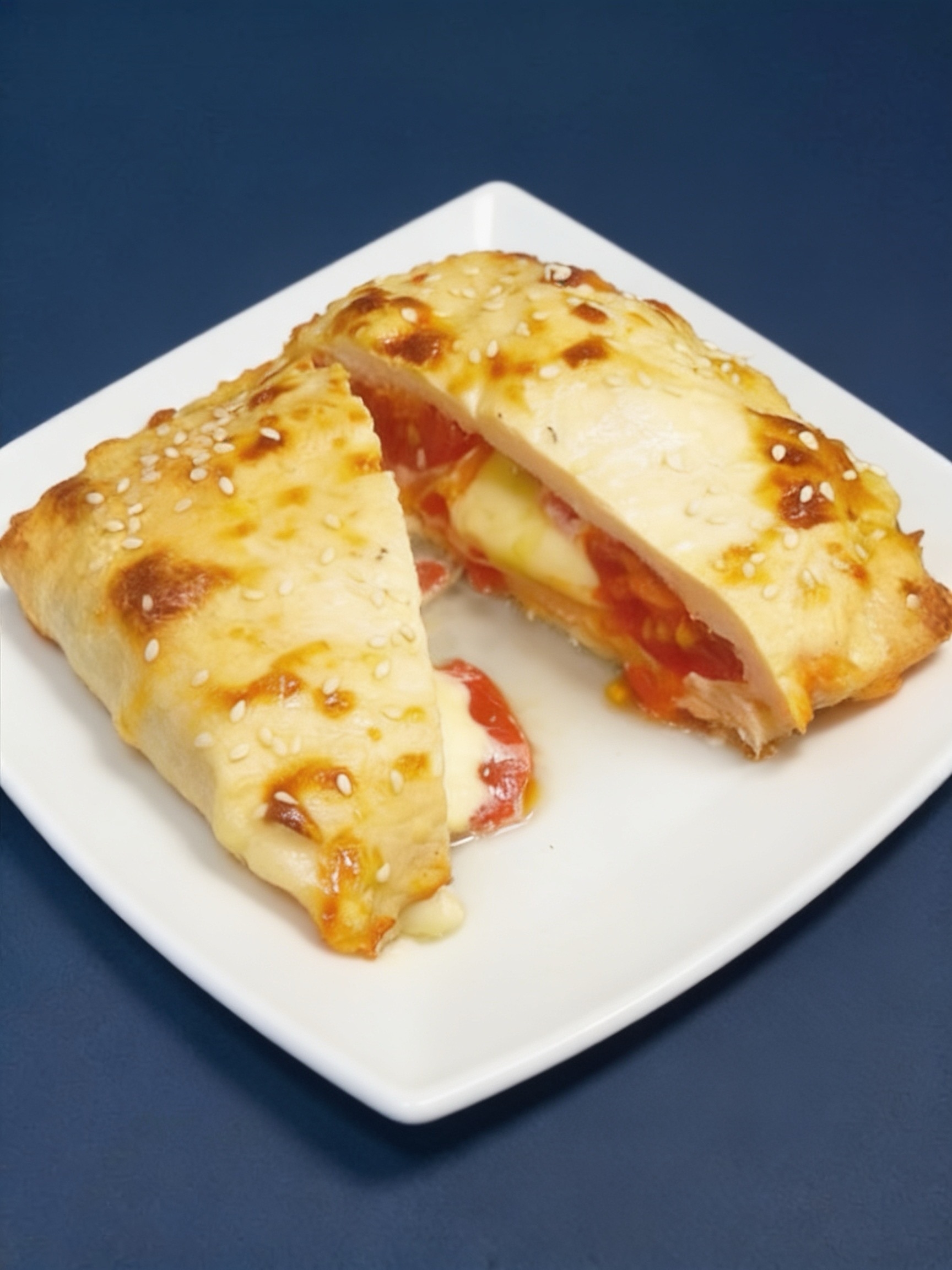 Запеченная курица с моцареллой