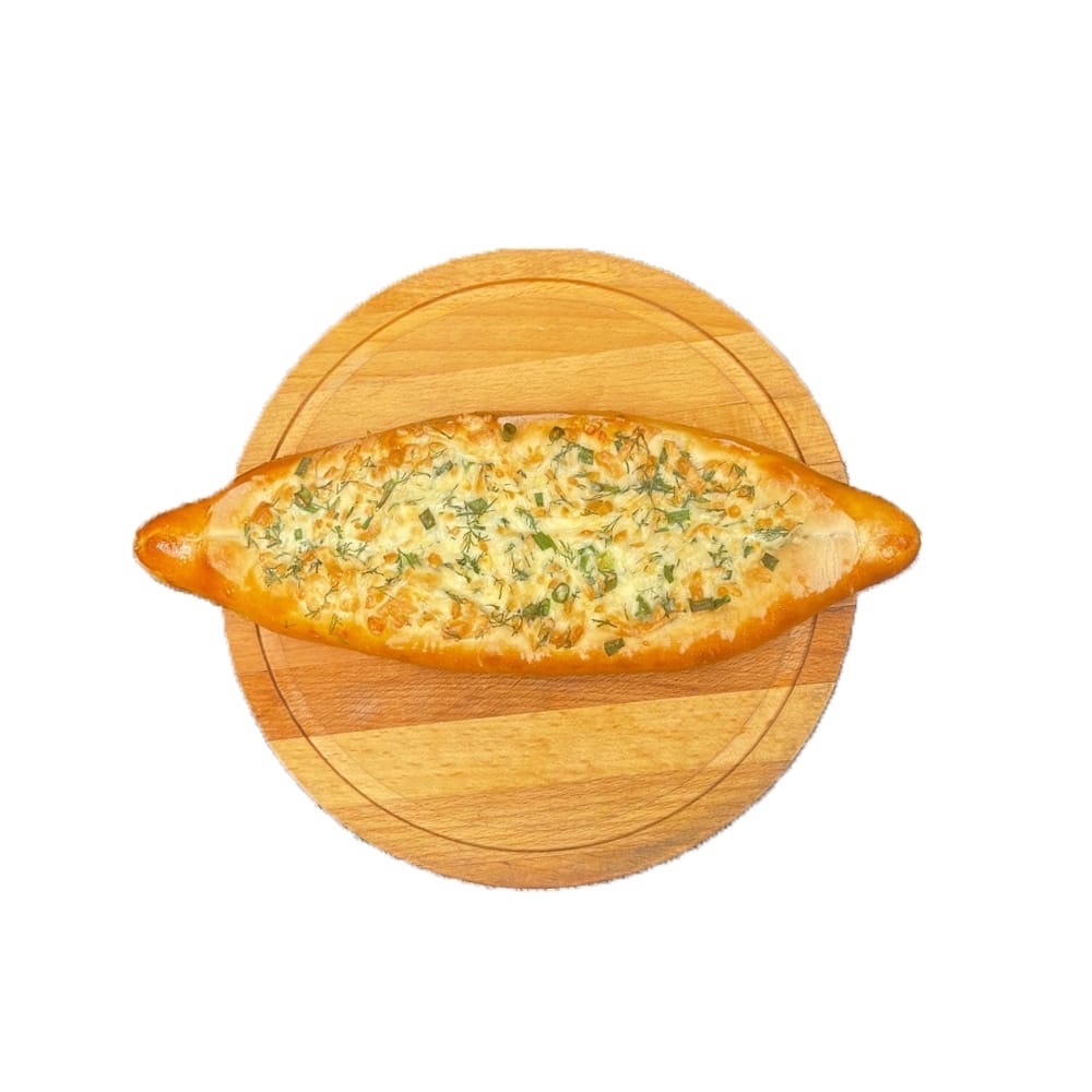 Хачапури с сыром и зеленью