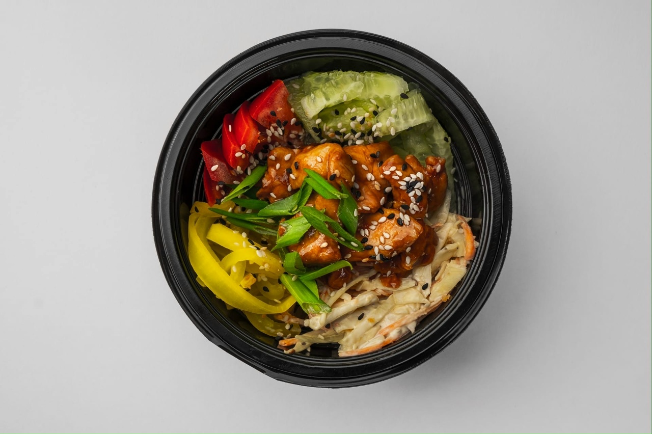 Поке с темпурной креветкой