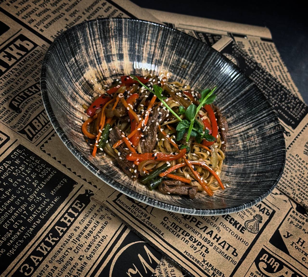 Удон с Кальмаром