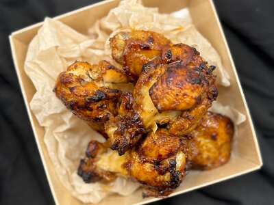 Куриные крылья из печи (маринад: чесночный)