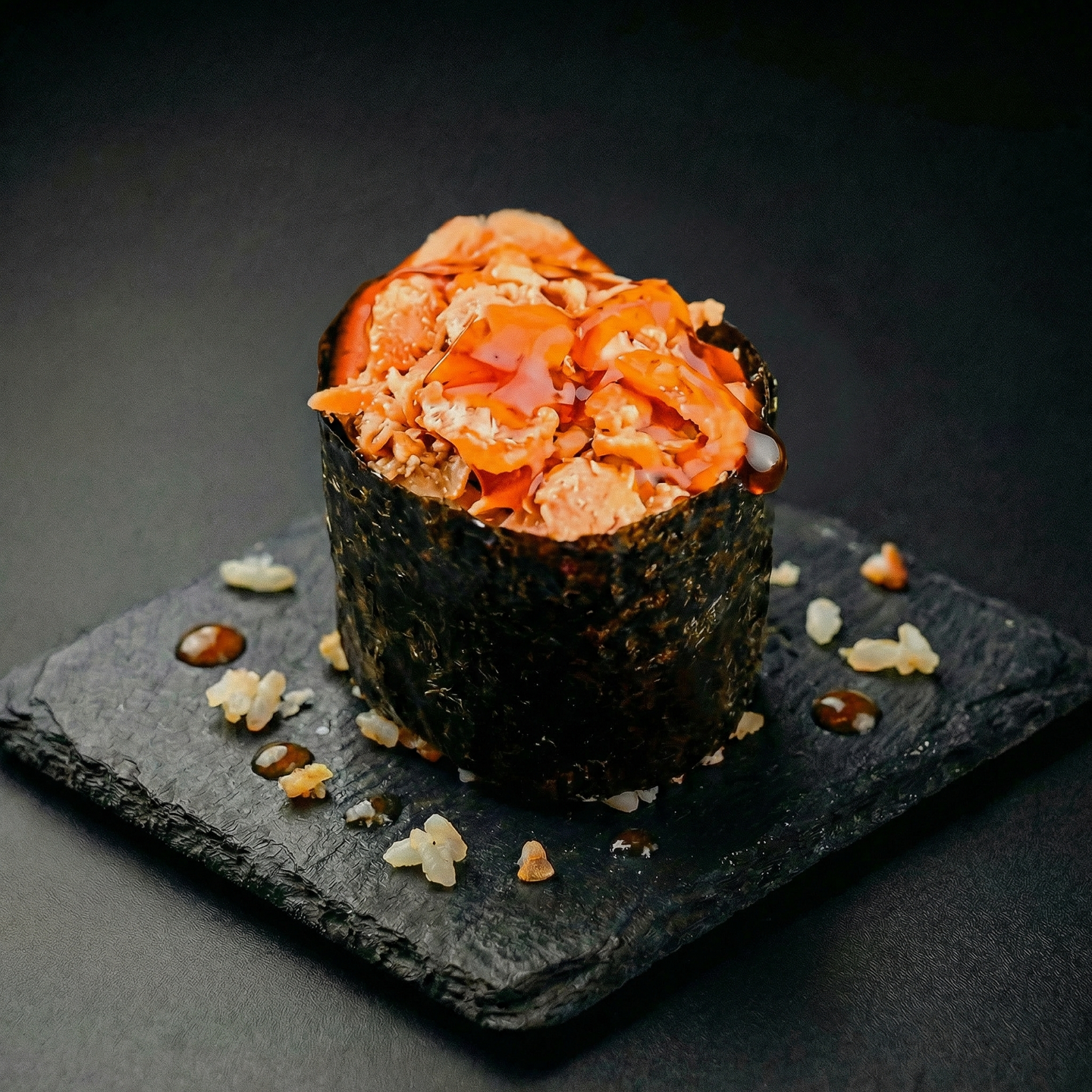 Гункан Лосось терияки 1шт