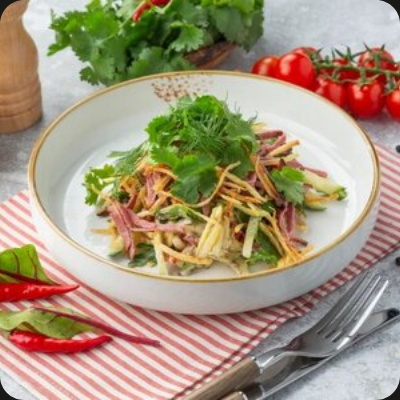 Салат с пастарами