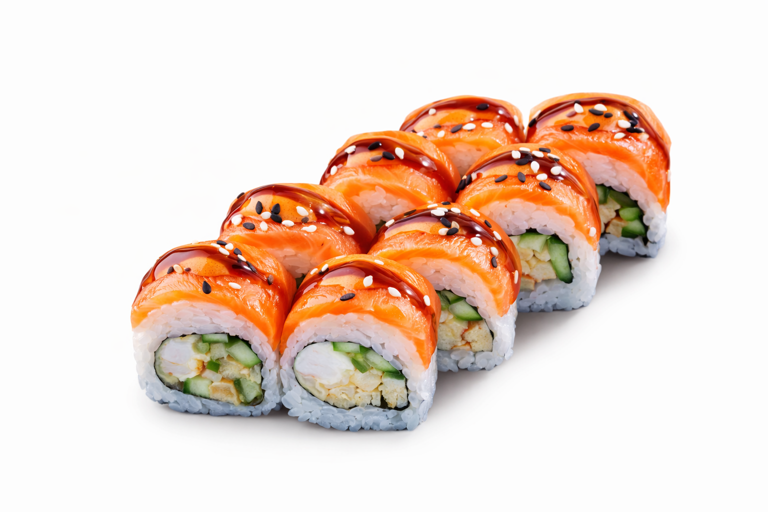 Тери Маки с форелью и креветкой 8 шт