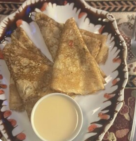 Блины со сгущенкой