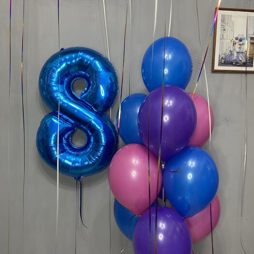 Шары на 8 лет