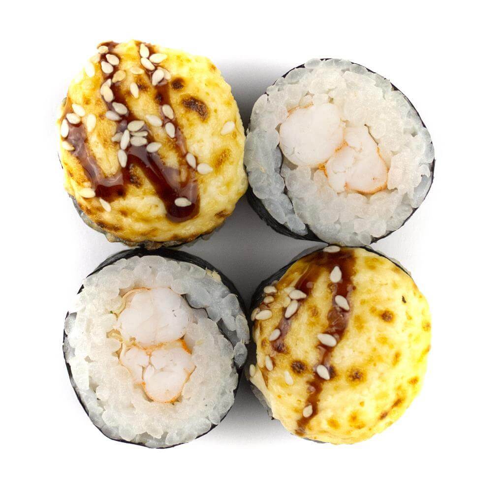 Запеченный маки креветка