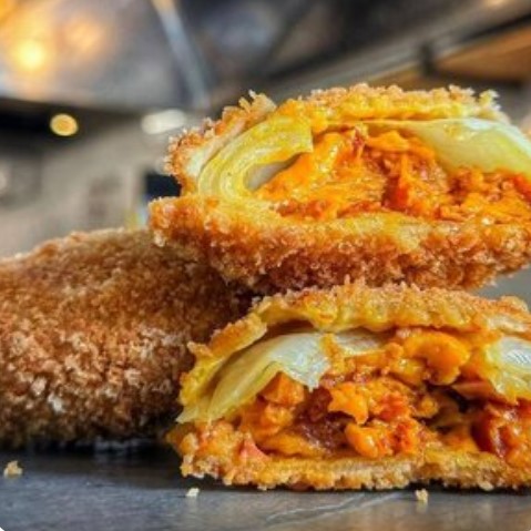Шаурма в панировке с сыром