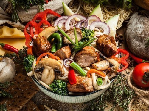 WOK Лапша cо свининой