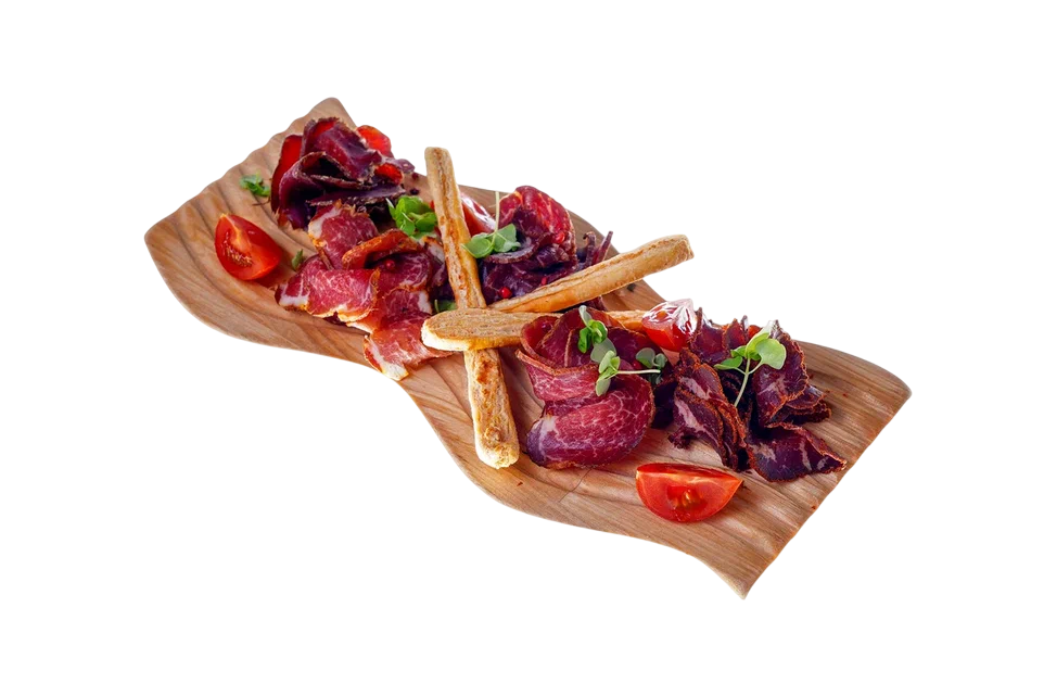 Плато сыровяленого мяса собственного производства