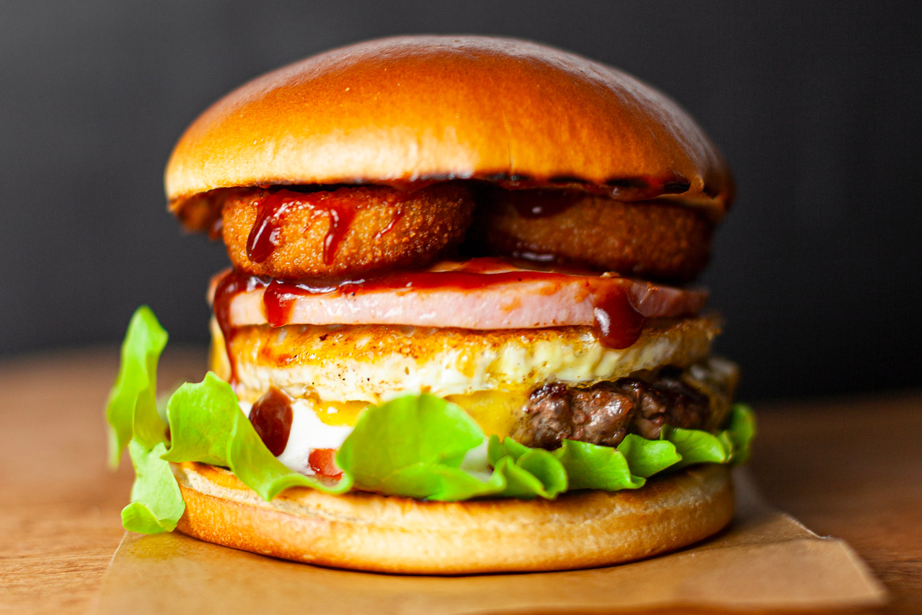 Бургер Ранчо и фри