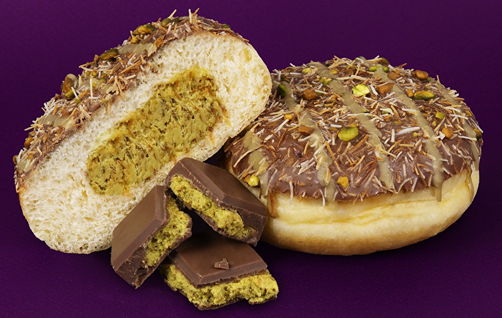 Пончик ДубайДон с фисташками и катаифи 1 шт.