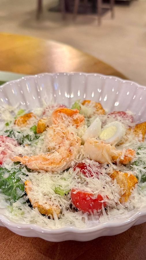 Цезарь с креветками