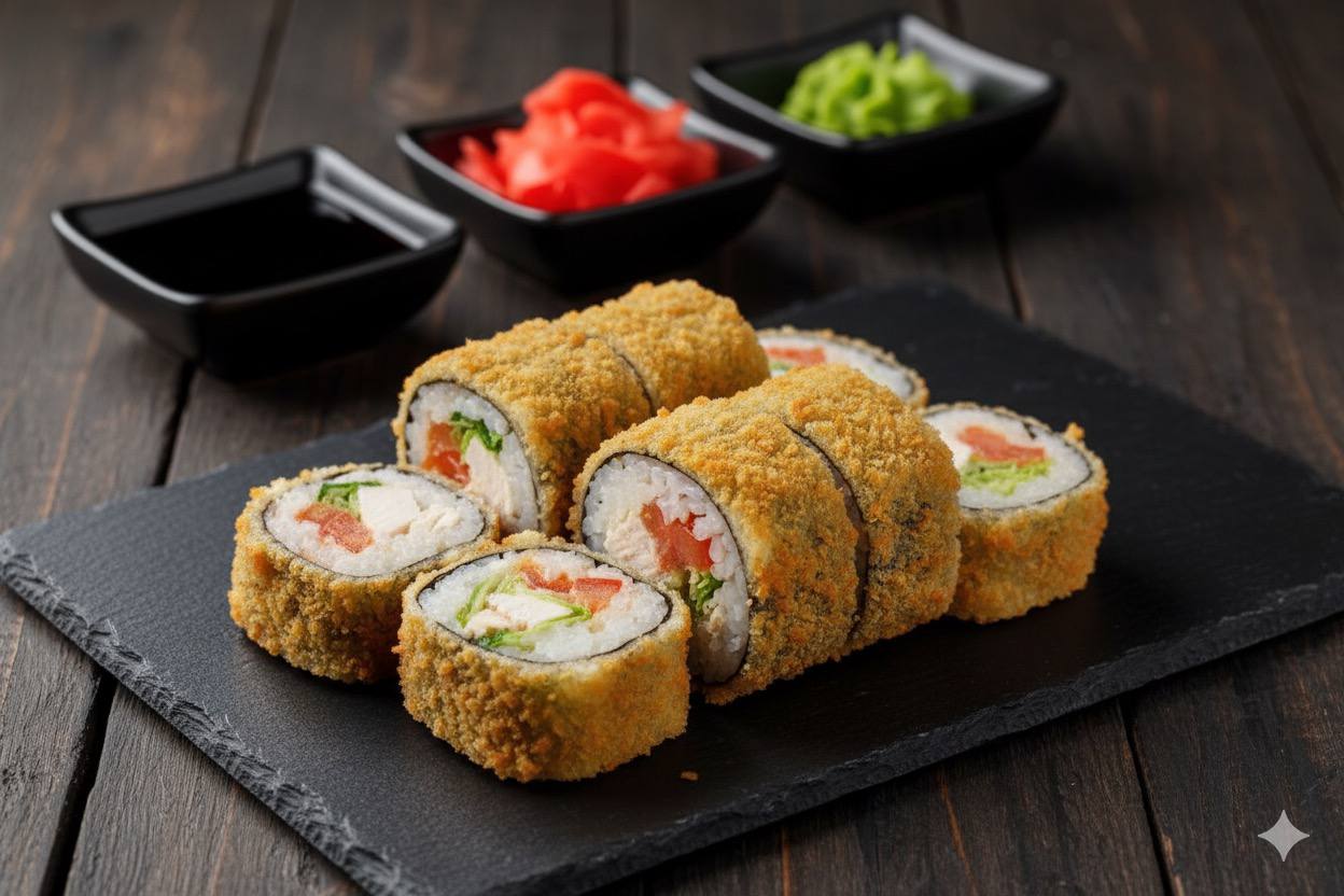 Ролл "Цезарь темпура"