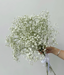 Букет цветов из 7 гипсофил, букет невесты из белой гипсофилы