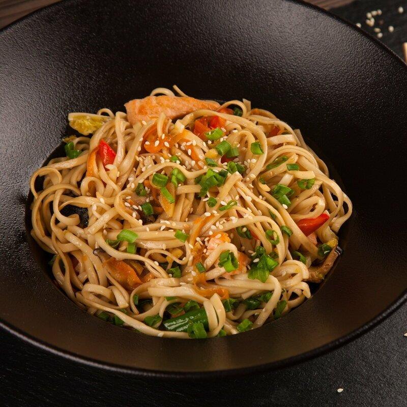 Эби WOK с курицей
