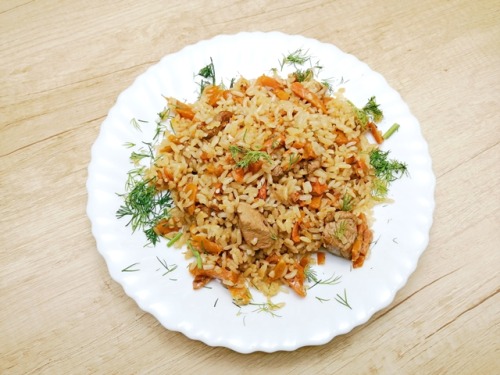 Плов с курицей