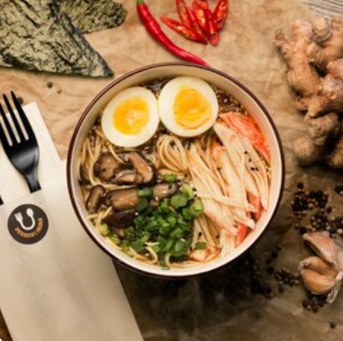 Рамен со снежным крабом