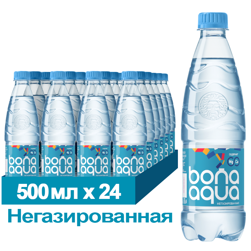 BonaAqua Вода б/г 0.5л