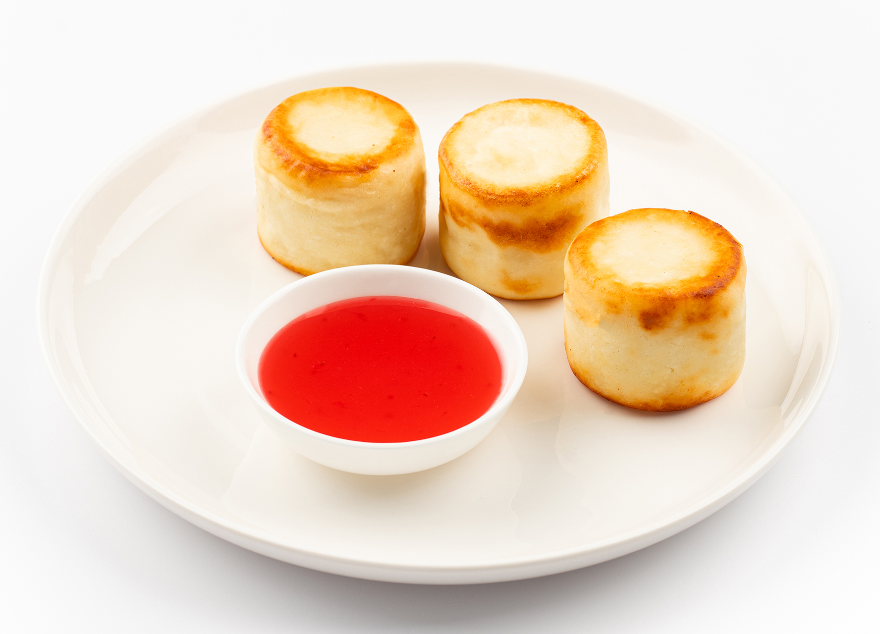 Сырники Фирменные с клубничным вареньем