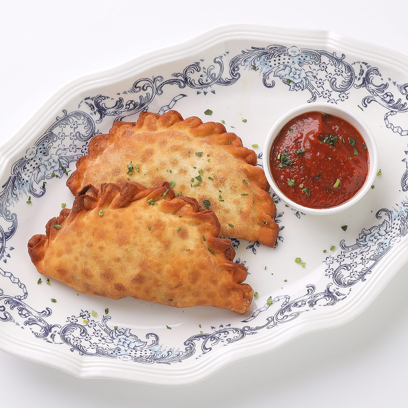 Хрустящие чебуреки с картофелем и грибами