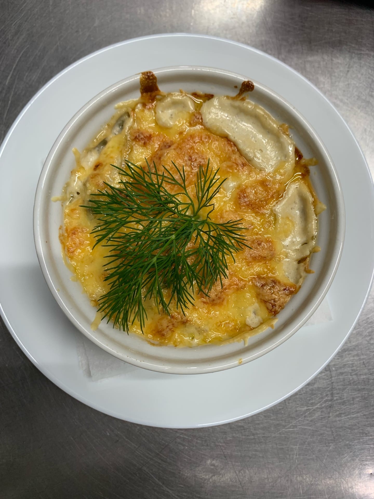 Жульен с курицей и грибами