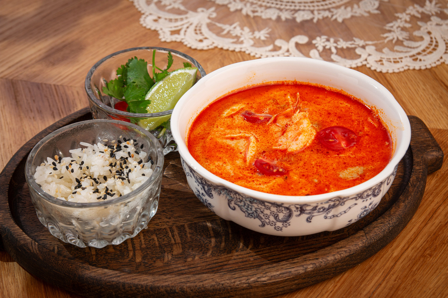 Том Ям с морепродуктами