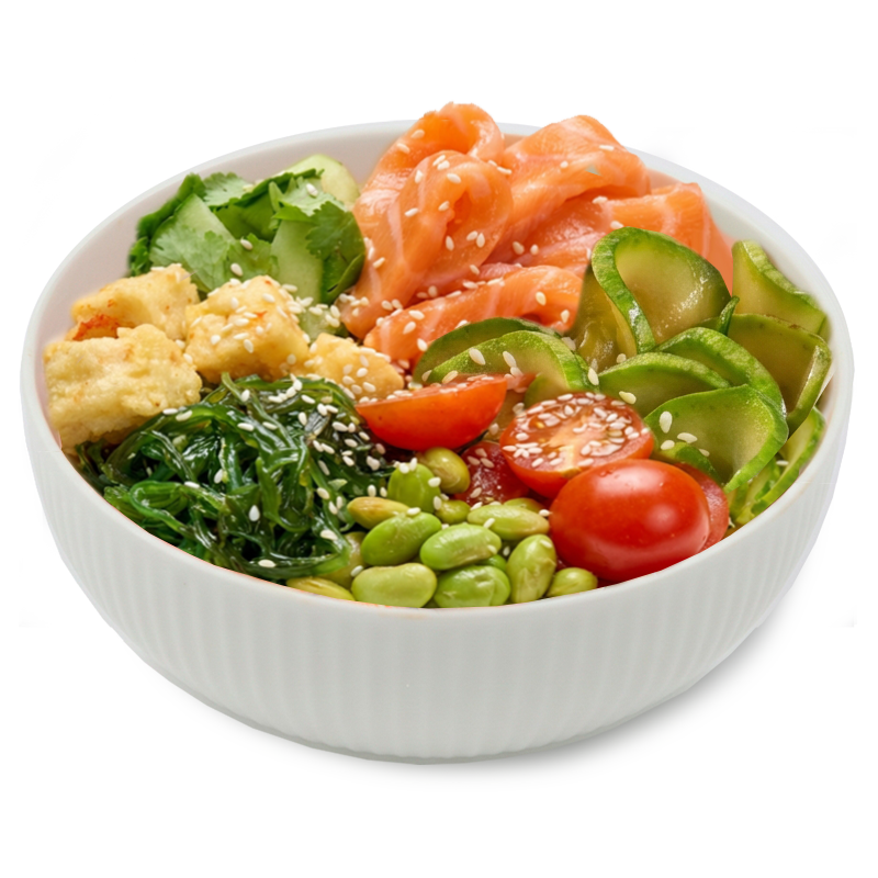 Поке с лососем