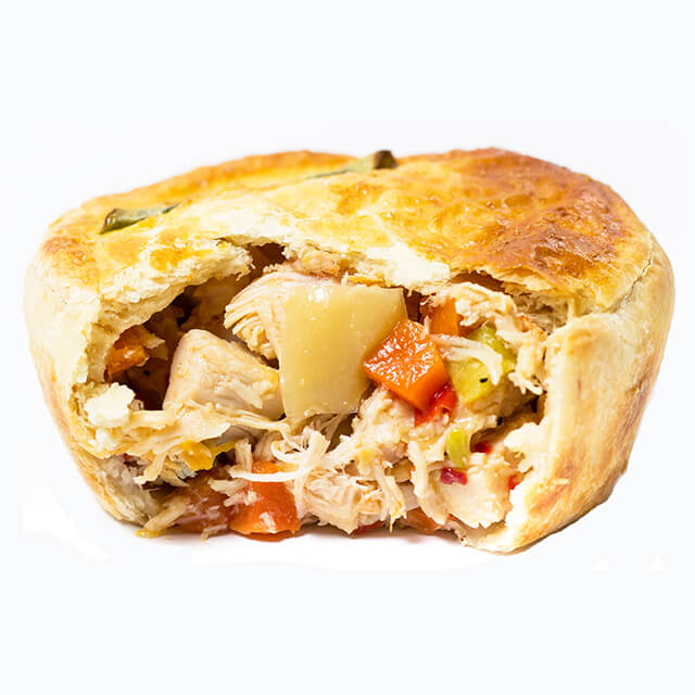 Пирог курица с овощами