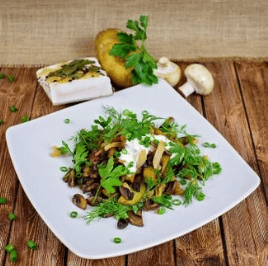 Картофель с грибочками